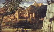 BELLINI, Giovanni Details of St.Francis in the desert oil painting artist